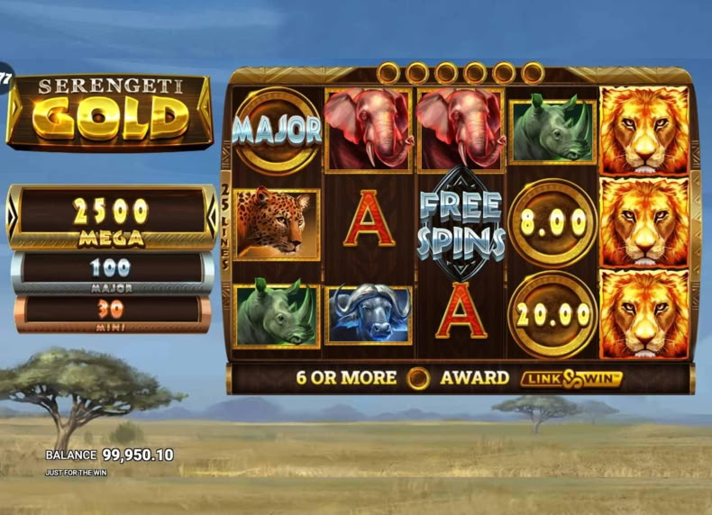 Serengeti Gold game - play for free