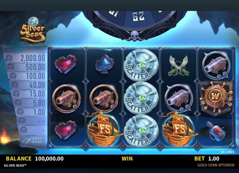 Silver Seas game - play for free