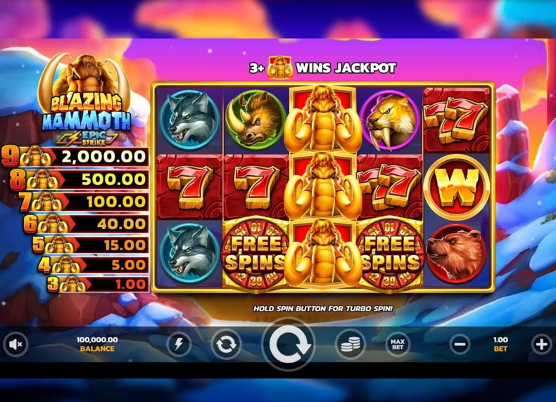 Blazing Mammoth game - play for free
