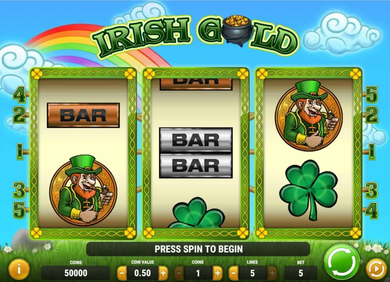 Irish Gold game - play for free