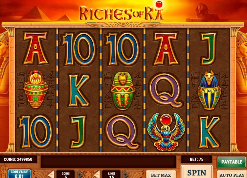 Riches of Ra game - play for free