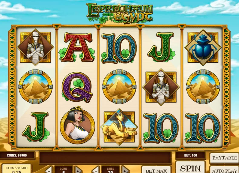 Leprechaun goes Egypt game - play for free