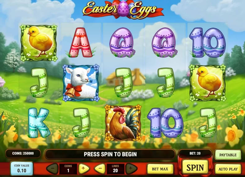 Easter Eggs game - play for free