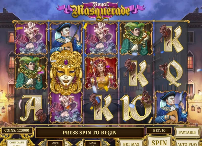 Royal Masquerade game - play for free