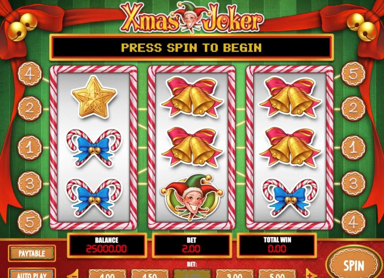 Xmas Joker game - play for free