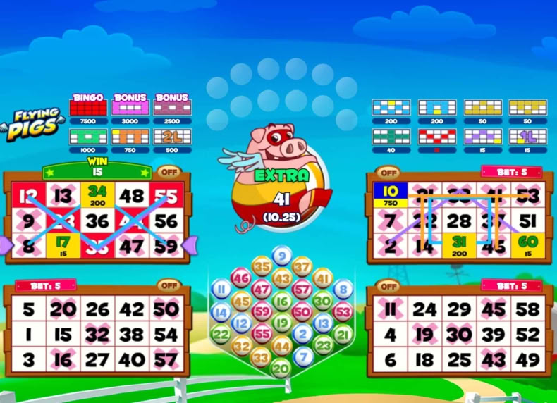 Flying Pigs game - play for free