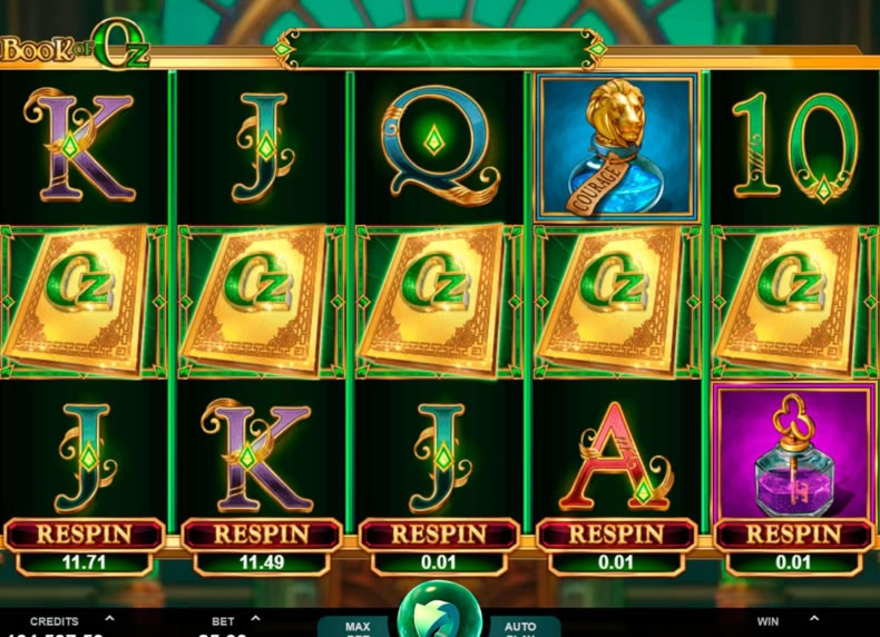 Book of Oz game - play for free
