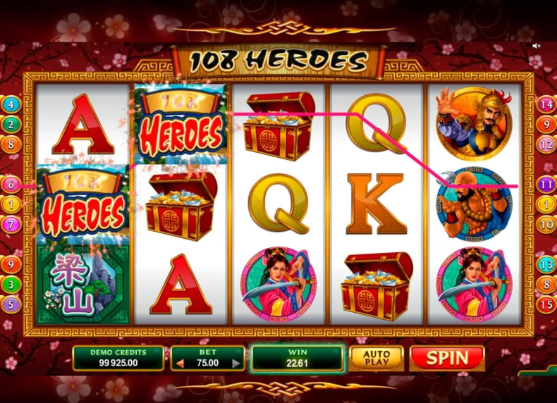108 Heroes game - play for free