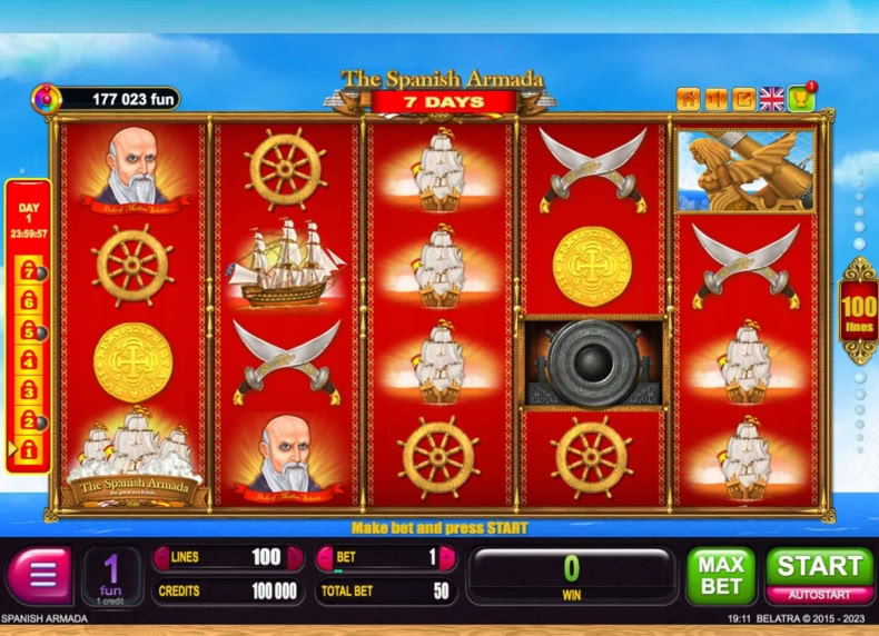 7 Days The Spanish Armada game - play for free