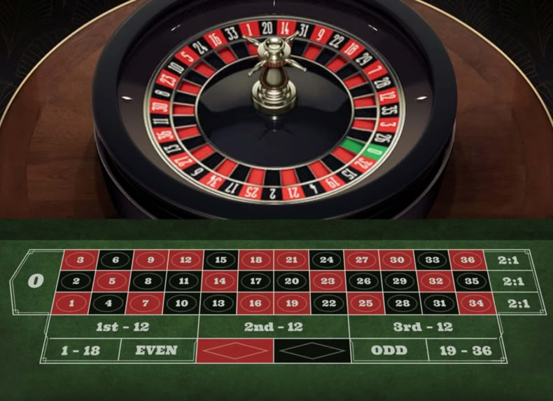 European Roulette game - play for free