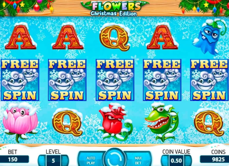 Flowers Christmas game - play for free