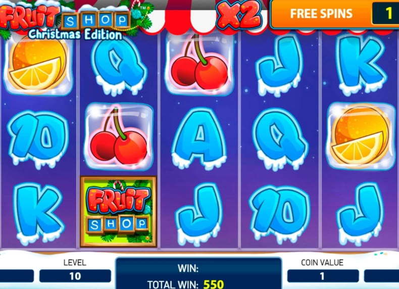 Fruit Shop Christmas Edition game - play for free