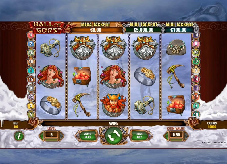 Hall of Gods game - play for free