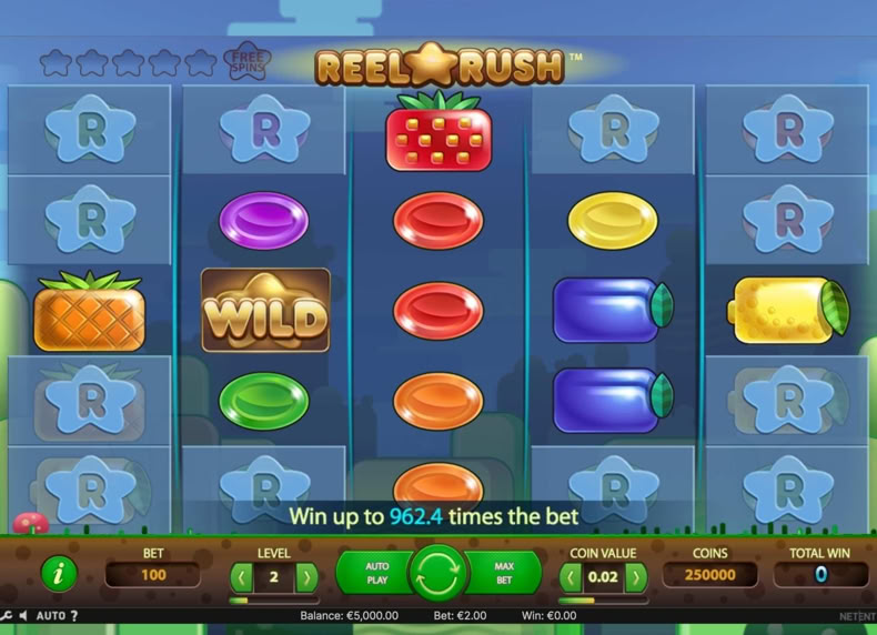 Reel Rush game - play for free