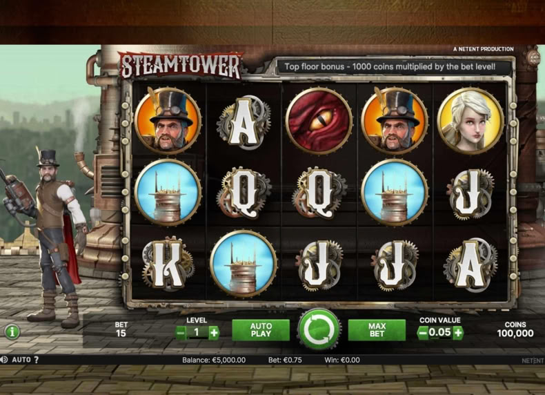 Steam Tower game - play for free