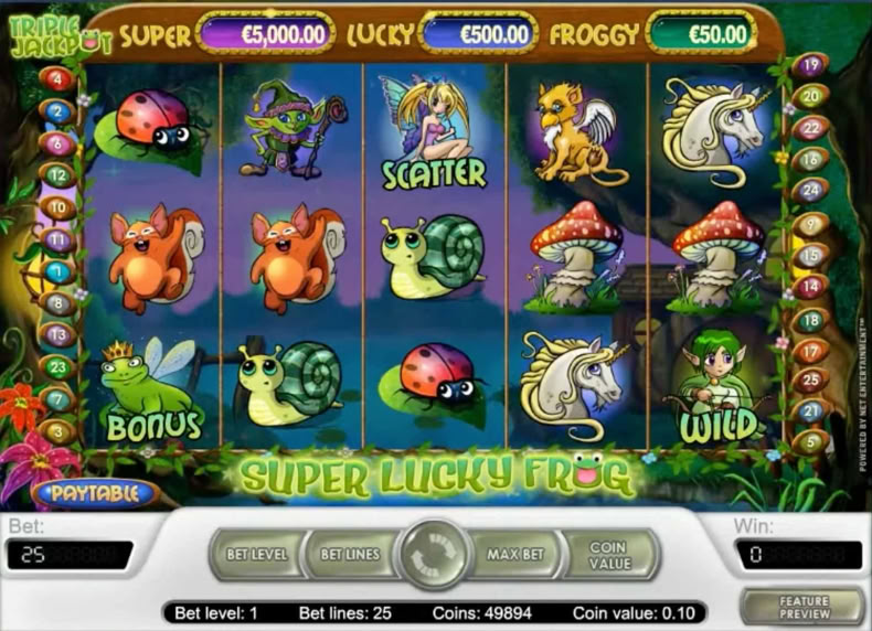 Super Lucky Frog game - play for free