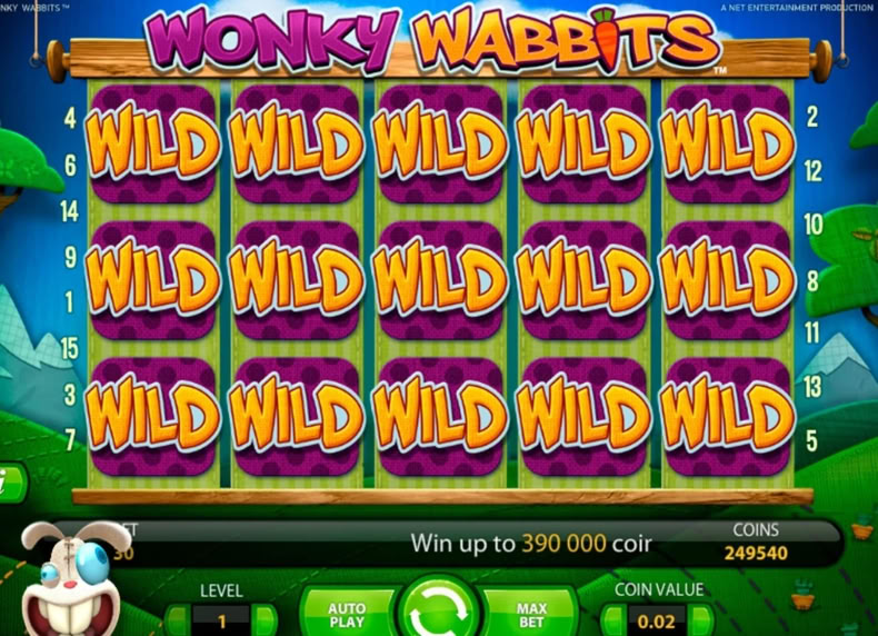Wonky Wabbits game - play for free