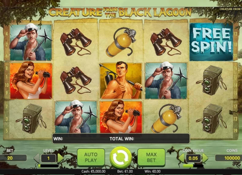 Creature from the Black Lagoon game - play for free