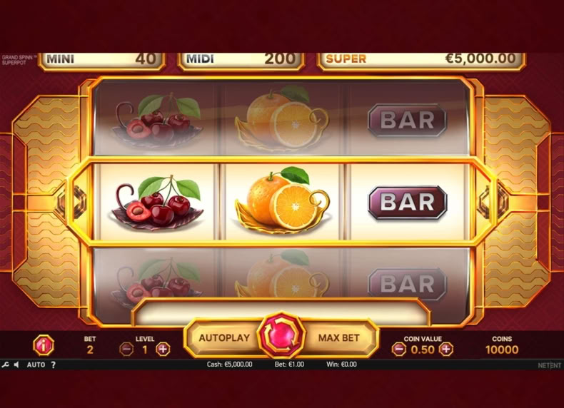 Grand Spinn Superpot game - play for free