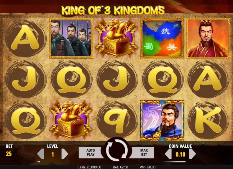 King of 3 Kingdoms game - play for free
