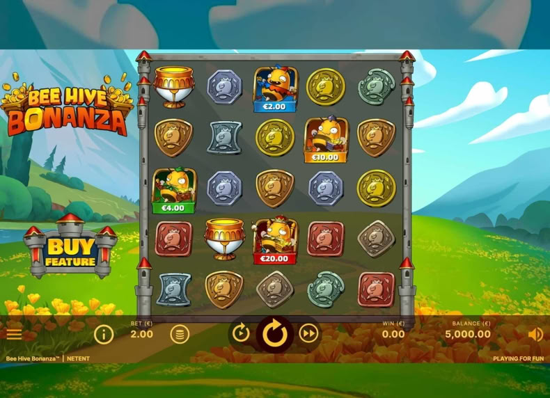 Bee Hive Bonanza game - play for free