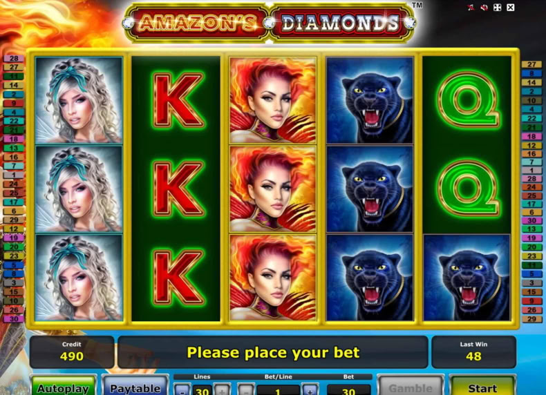 Amazon's Diamonds game - play for free