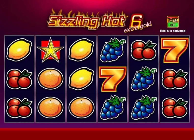 Sizzling Hot 6 Extra Gold game - play for free