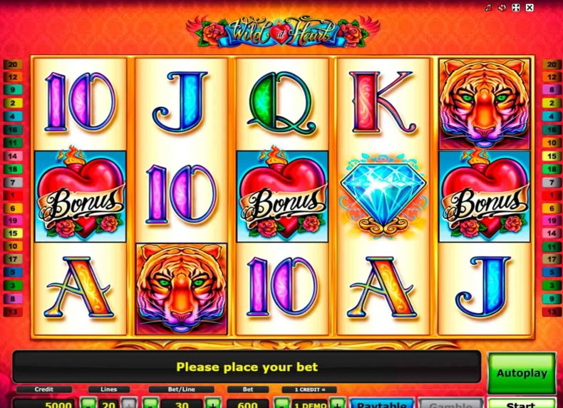 Wild at Heart game - play for free