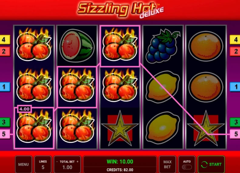 Sizzling Hot Deluxe game - play for free