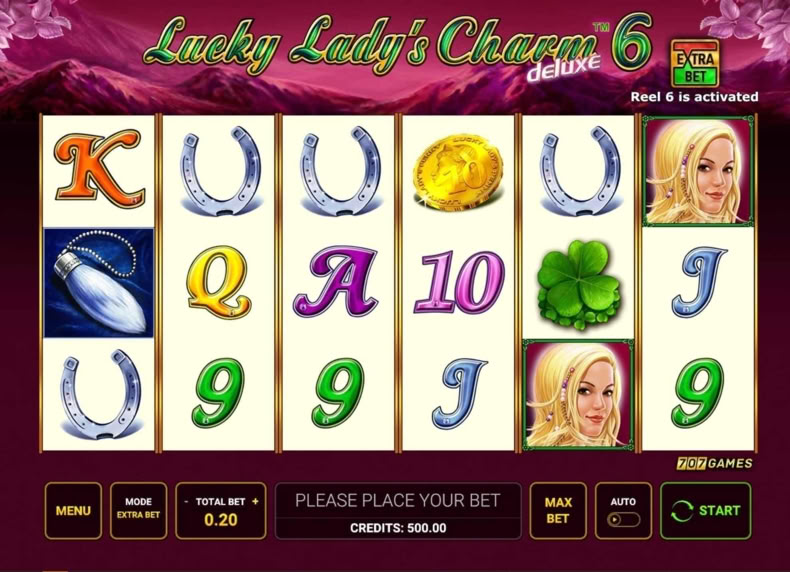Lucky Lady's Charm Deluxe 6 game - play for free