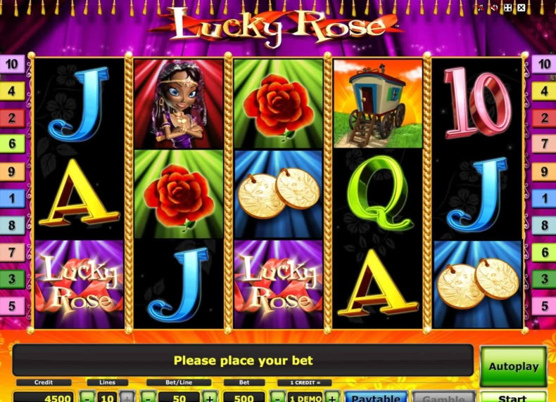 Lucky Rose game - play for free