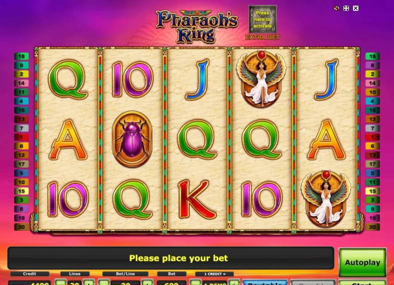 Pharaoh's Ring game - play for free