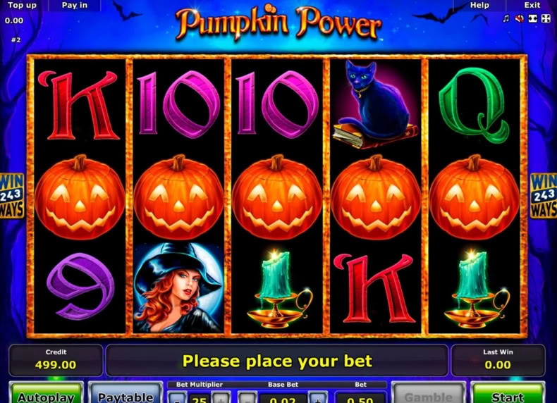 Pumpkin Power game - play for free
