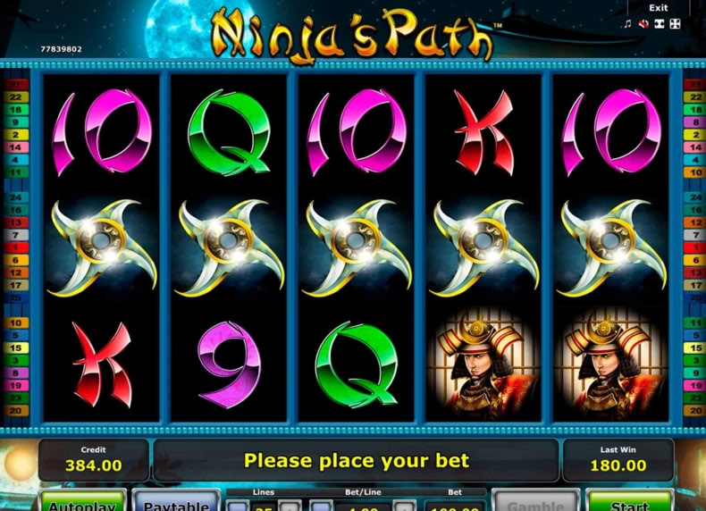 Ninja's Path game - play for free