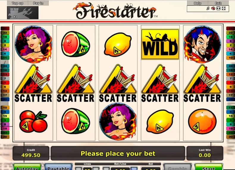 Firestarter game - play for free