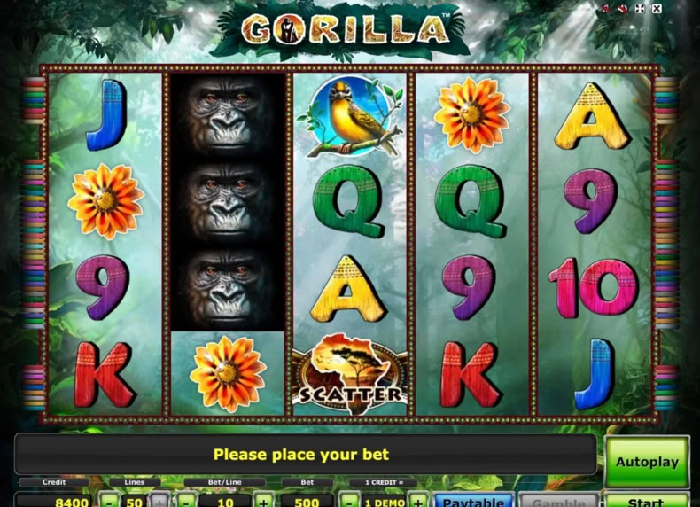Gorilla game - play for free