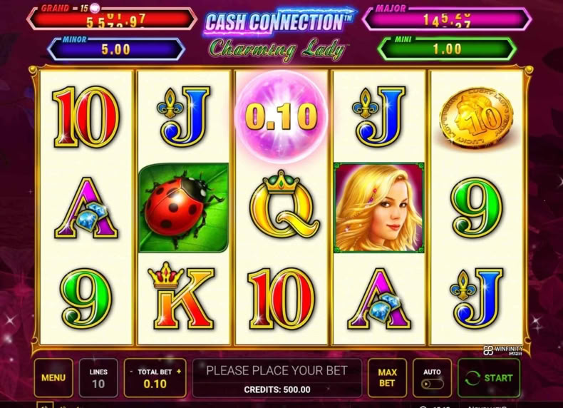 Cash Connection™ Charming Lady™ game - play for free