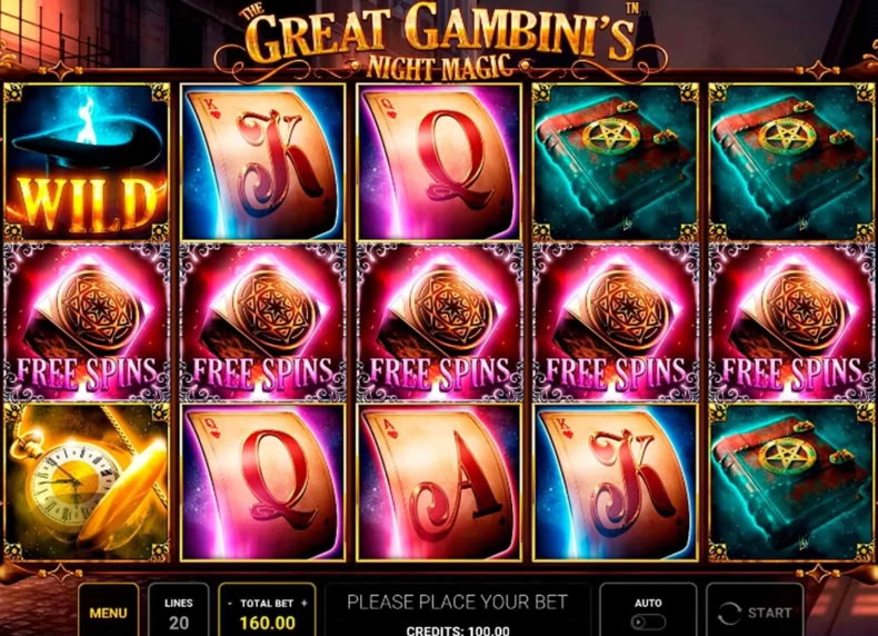 The Great Gambini's Night Magic game - play for free