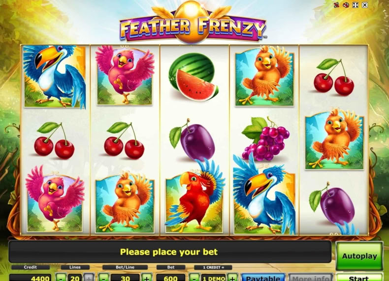 Feather Frenzy game - play for free