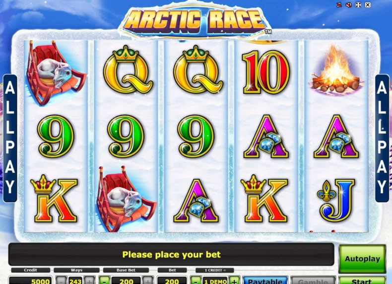 Arctic Race game - play for free