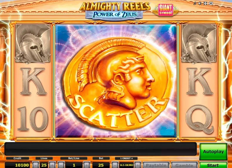 Almighty Reels™ – Power of Zeus game - play for free