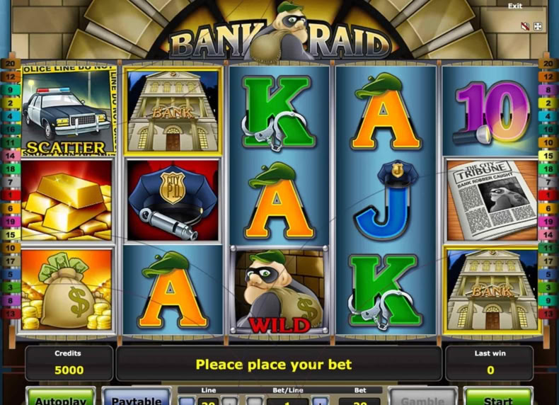 Bank Raid game - play for free