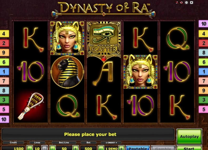 Dynasty of Ra™ game - play for free