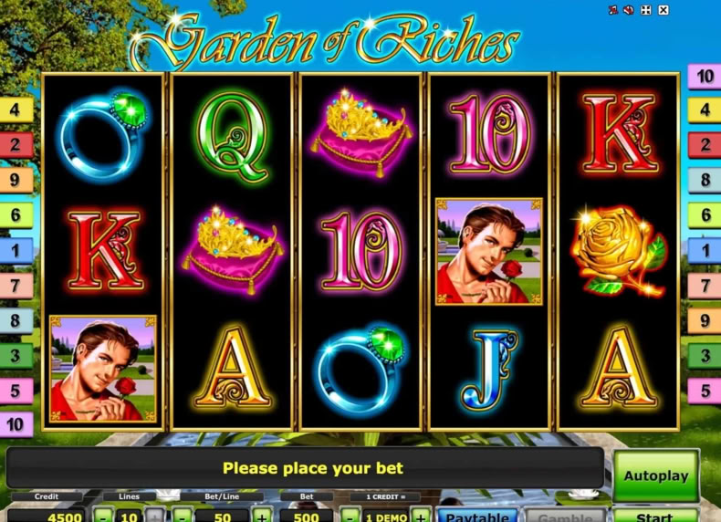 Garden of Riches game - play for free