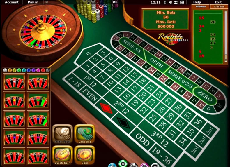 Multiball Roulette game - play for free