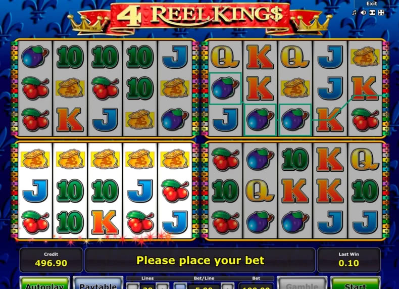 4 Reel Kings game - play for free
