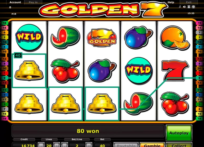 Golden 7 game - play for free