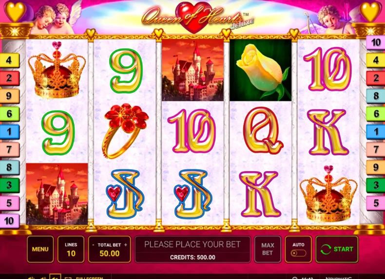 Queen of Hearts™ Deluxe game - play for free