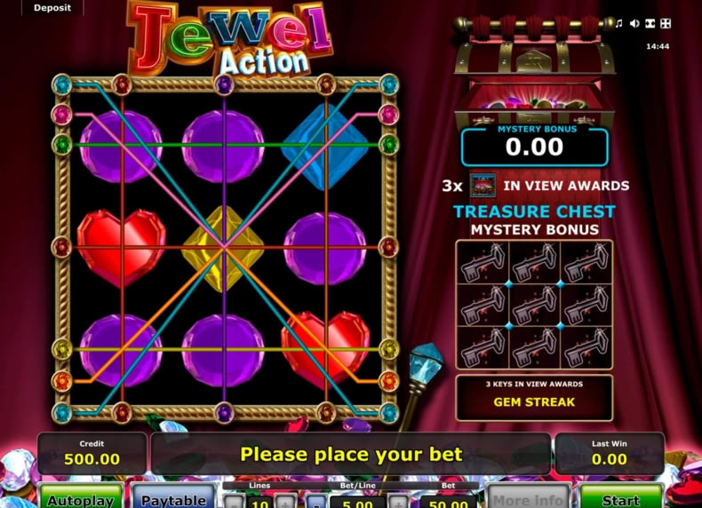 Jewel Action game - play for free