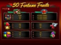 50 Fortune Fruits